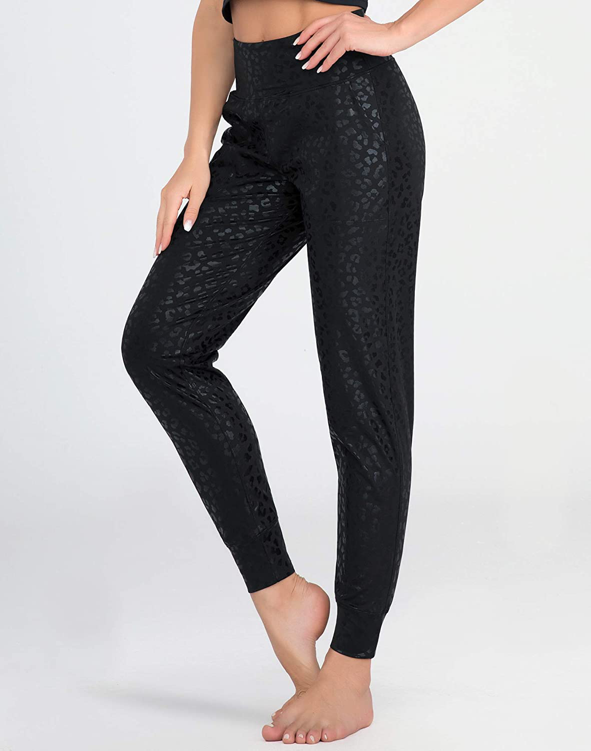 Wjustforu Women'S High Waist Joggers Sweatpants Lightweight & Comfortable Yoga Pants with Pockets Apparel & Accessories > Clothing > Activewear Kylie Max   