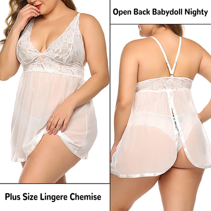 Avidlove Women Lingerie Lace Babydoll Strap Chemise Halter Teddy V Neck Sleepwear Apparel & Accessories > Clothing > Underwear & Socks > Lingerie Avidlove   