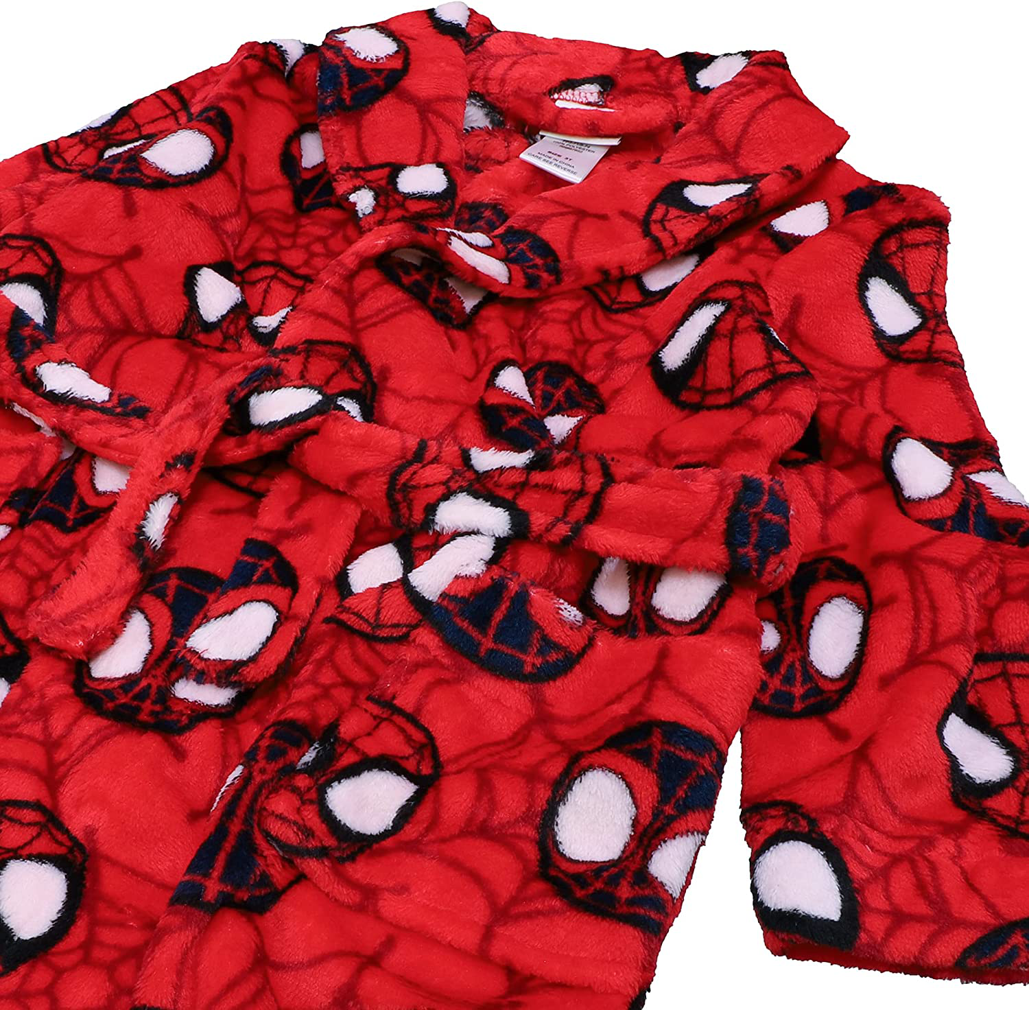 Marvel Boys Spiderman Robe Apparel & Accessories > Clothing > Sleepwear & Loungewear > Robes Kylie Max   