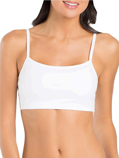 Fruit of the Loom Women'S Spaghetti Strap Cotton Pullover Sports Bra Apparel & Accessories > Clothing > Underwear & Socks > Bras Kylie Max   
