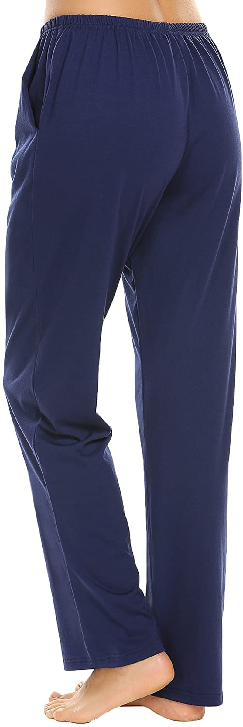 Ekouaer Pajama Pants Women'S Casual Lounge Pants Soft Cotton Sleepwear Pj Bottoms with Pockets S-XXL Apparel & Accessories > Clothing > Sleepwear & Loungewear > Pajamas Kylie Max   