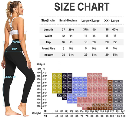 Gayhay High Waisted Leggings for Women - Soft Opaque Slim Tummy Control Printed Pants for Running Cycling Yoga Apparel & Accessories > Clothing > Activewear GAYHAY   