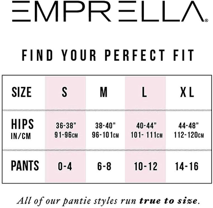 Emprella Womens Cotton Bikini Underwear Set, Seamless Ladies Panties | 10 Pack  Emprella   