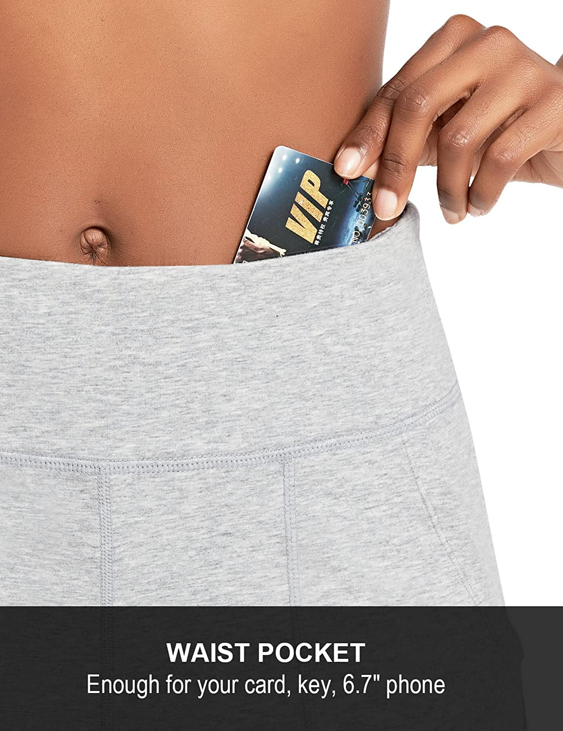 BALEAF Women'S 7" Athletic Long Shorts High Waisted Running Bermuda Shorts with Pockets Apparel & Accessories > Clothing > Shorts Kylie Max   