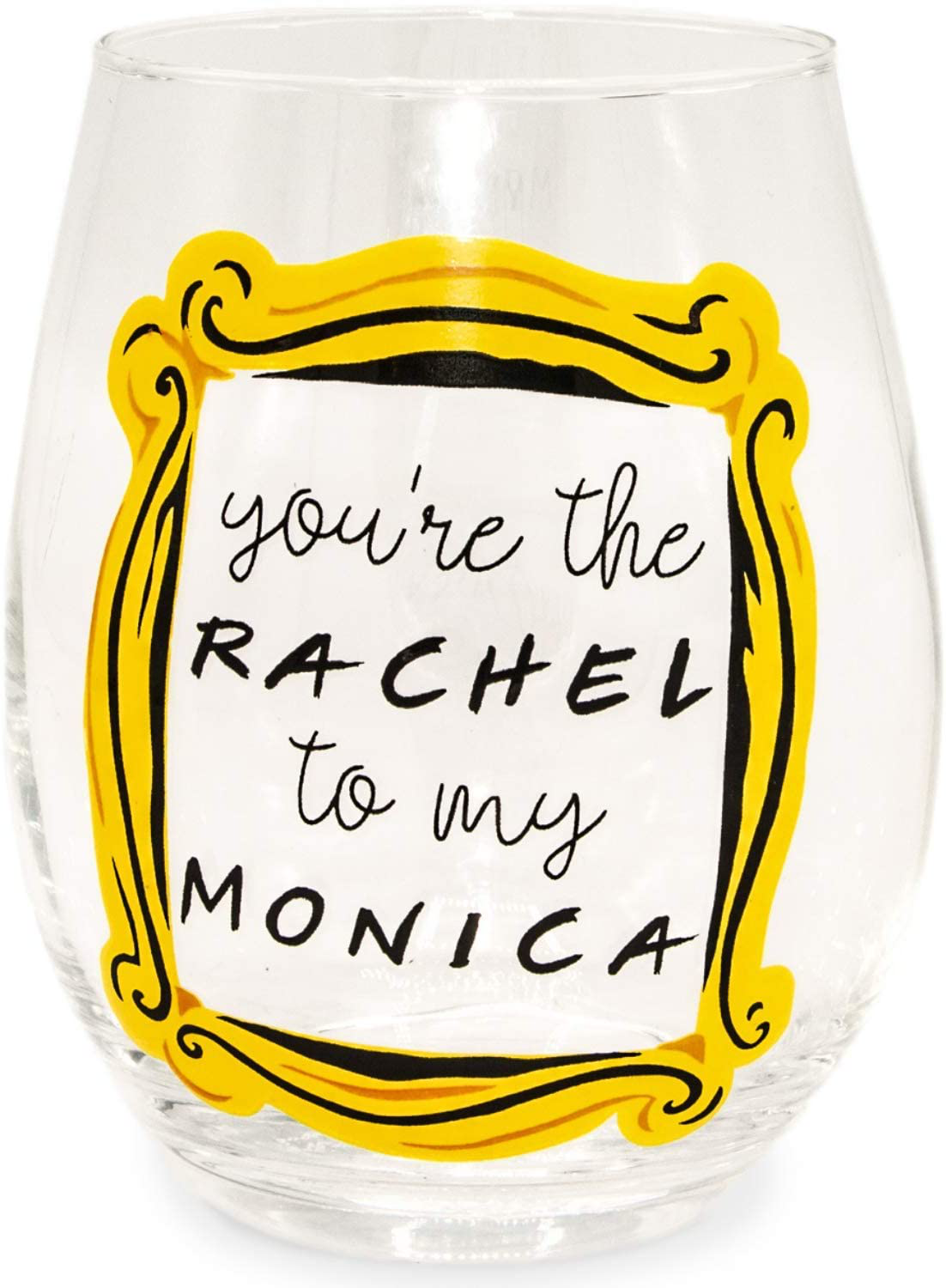 Silver Buffalo Friends You're the Rachel Stemless Drinking Glass, 1 Count (Pack of 1), Clear Arts & Entertainment > Party & Celebration > Gift Giving Silver Buffalo You're the Rachel  