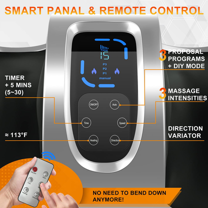 TISSCARE Shiatsu Foot Massager Machine w/ Remote & Heat for Plantar Fasciitis & Neuropathy, Deep Kneading Calf Massage, Leg Massager, Promote Blood Circulation & Pain Relief & Better Sleep Arts & Entertainment > Party & Celebration > Gift Giving TISSCARE   