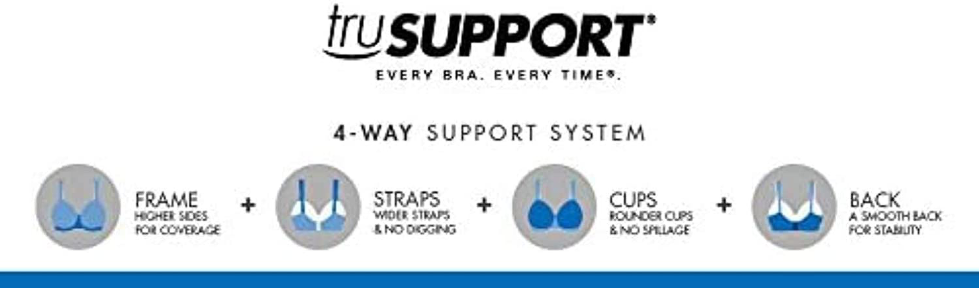 Playtex Women'S 18 Hour Front-Close Wirefree Bra W/ Flex Back US4695 Apparel & Accessories > Clothing > Underwear & Socks > Bras Kylie Max   