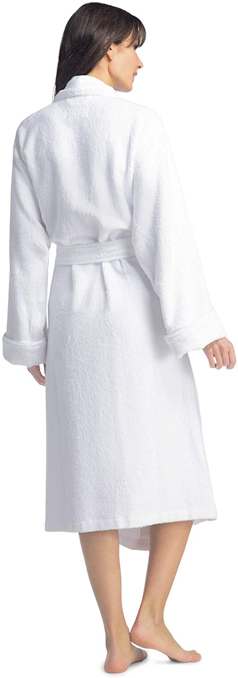 Fishers Finery Womens Premier Ecofabric Turkish Style Terry Spa Robe Ultra Plush Apparel & Accessories > Clothing > Sleepwear & Loungewear > Robes Kylie Max   