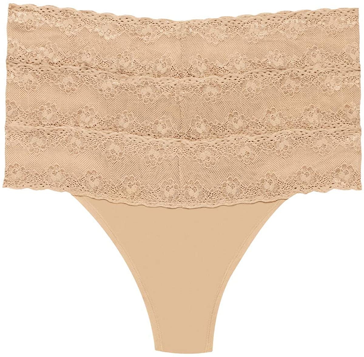Natori Women'S Bliss Perfection One Size Thong Apparel & Accessories > Clothing > Underwear & Socks > Underwear Natori Café One Size 