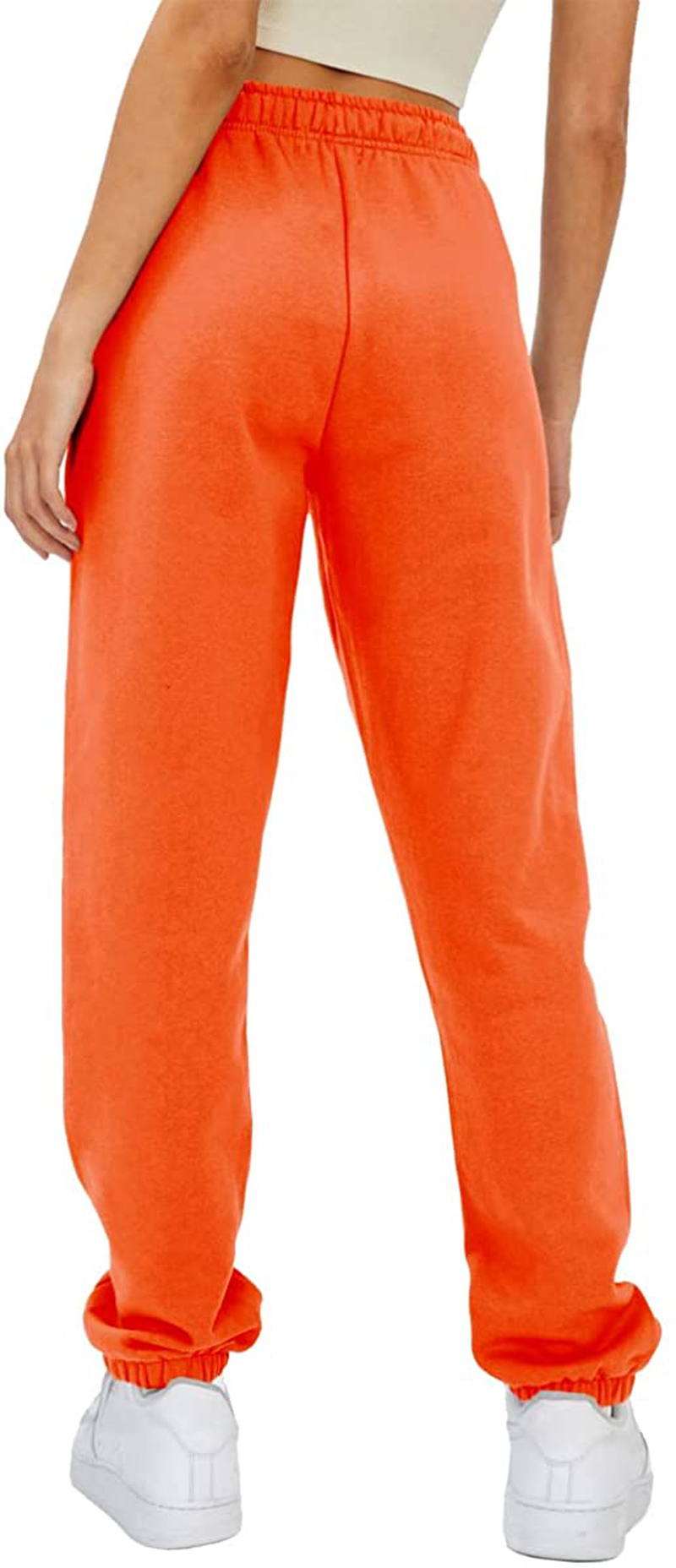 AUTOMET Women’S Winter Baggy Fleece Sweatpants High Waisted Joggers Pants Athletic Lounge Leggings with Pockets Apparel & Accessories > Clothing > Activewear Kylie Max   