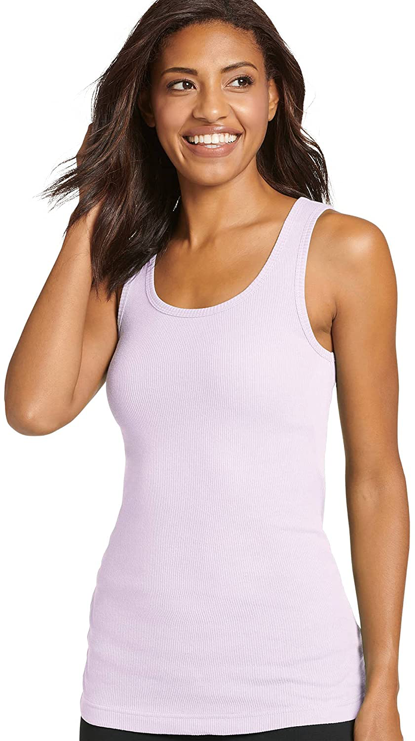 Jockey Women'S T-Shirts 100% Cotton Rib Tank Apparel & Accessories > Clothing > Activewear Kylie Max   