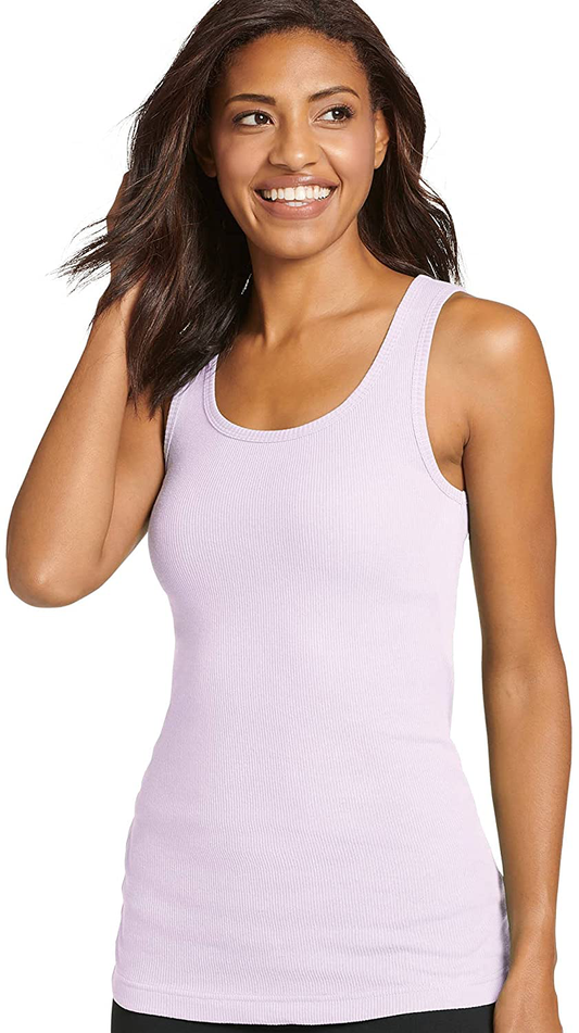 Jockey Women'S T-Shirts 100% Cotton Rib Tank Apparel & Accessories > Clothing > Activewear Kylie Max   