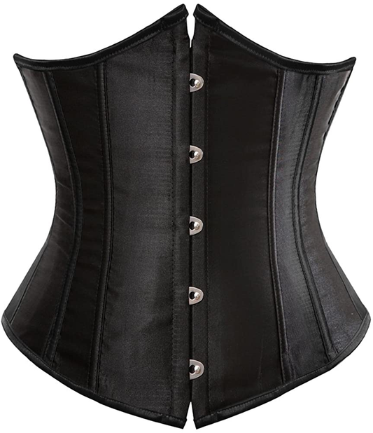 Frawirshau Women'S 9427 Lace up Boned Underbust Waist Trainer Corset Apparel & Accessories > Clothing > Underwear & Socks > Lingerie frawirshau Black X-Large 