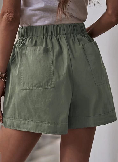 Dokotoo Womens Comfy Drawstring Casual Elastic Waist Pocketed Shorts Apparel & Accessories > Clothing > Shorts Kylie Max   