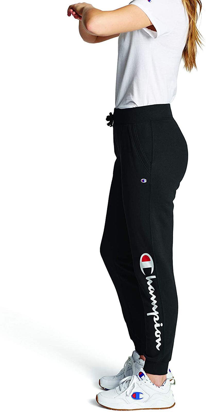 Champion Women'S Powerblend Joggers, Script Logo Apparel & Accessories > Clothing > Activewear Kylie Max   