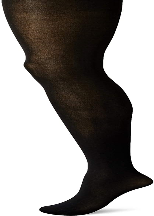 Hanes Womens Hanes Women'S Hanes Curves Opaqure Tights Hsp005 Apparel & Accessories > Clothing > Underwear & Socks > Shapewear Hanes Black 1 1X-2X