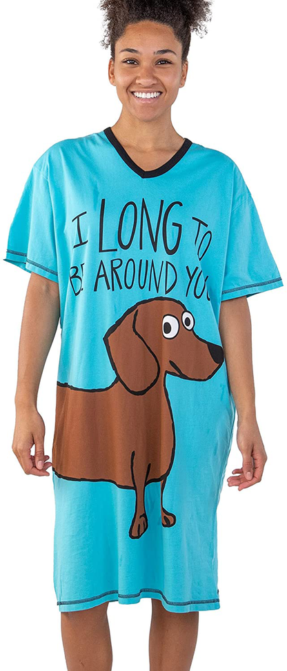 Lazy One Nightshirts for Women, Animal Designs Apparel & Accessories > Clothing > Sleepwear & Loungewear > Nightgowns Kylie Max   