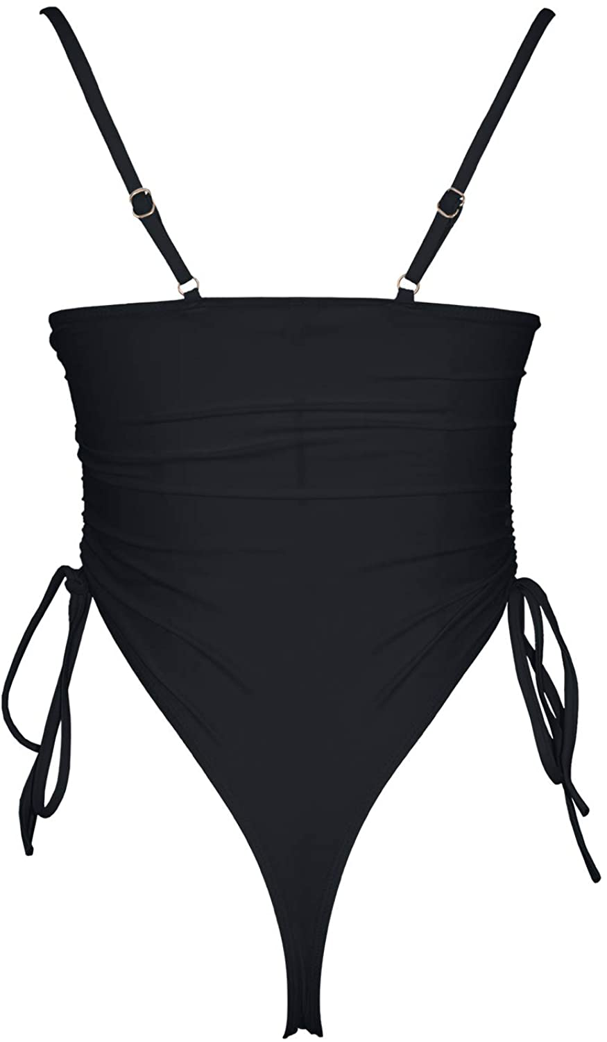 Ioiom Womens Sexy High Waisted One Piece Swimsuit Tummy Control Swimwear Apparel & Accessories > Clothing > Swimwear Kylie Max   