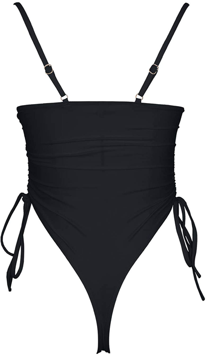 Ioiom Womens Sexy High Waisted One Piece Swimsuit Tummy Control Swimwear Apparel & Accessories > Clothing > Swimwear Kylie Max   
