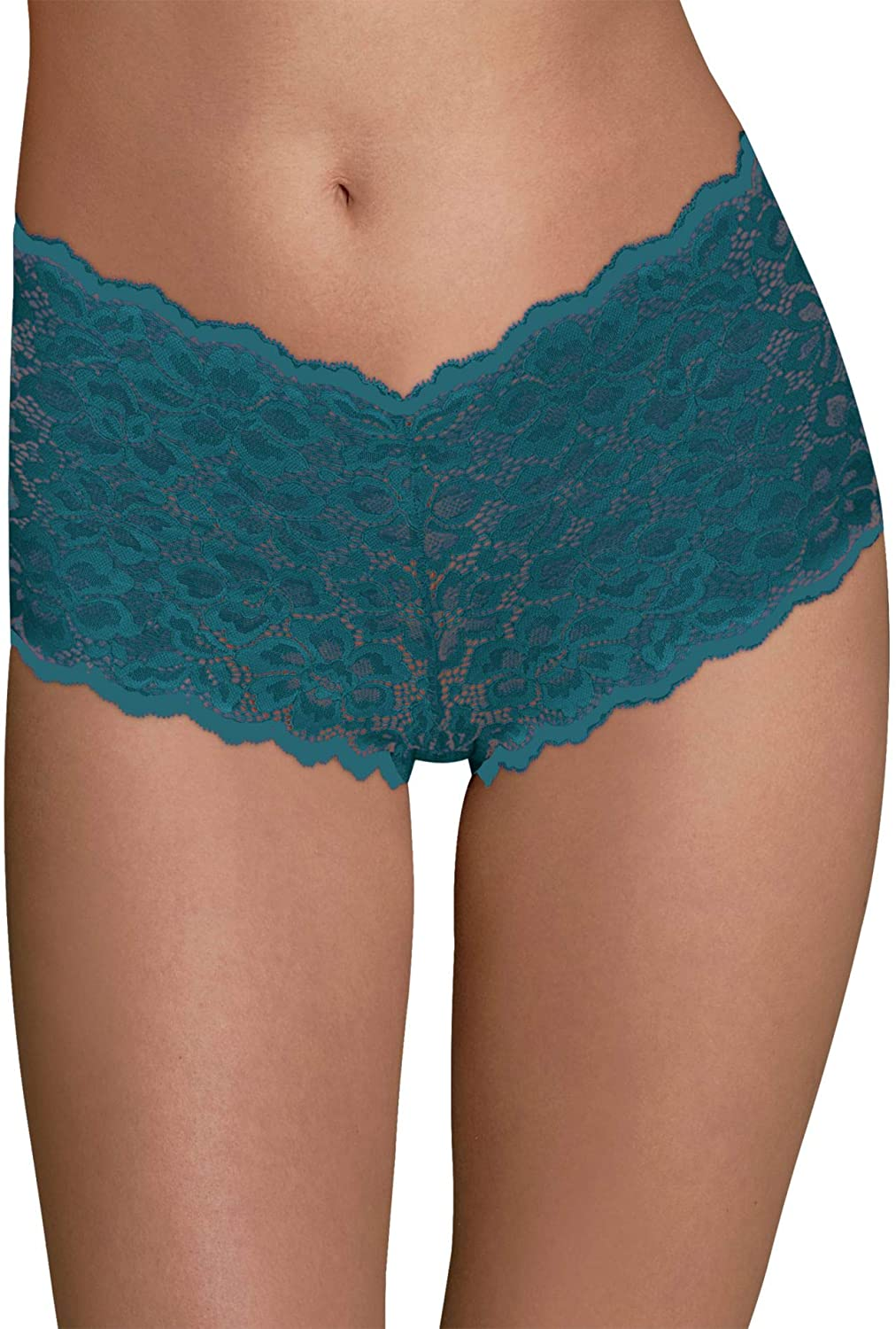 Maidenform Women'S Casual Comfort Cheeky Boyshort Apparel & Accessories > Clothing > Underwear & Socks > Underwear Maidenform Fresh Teal 6 