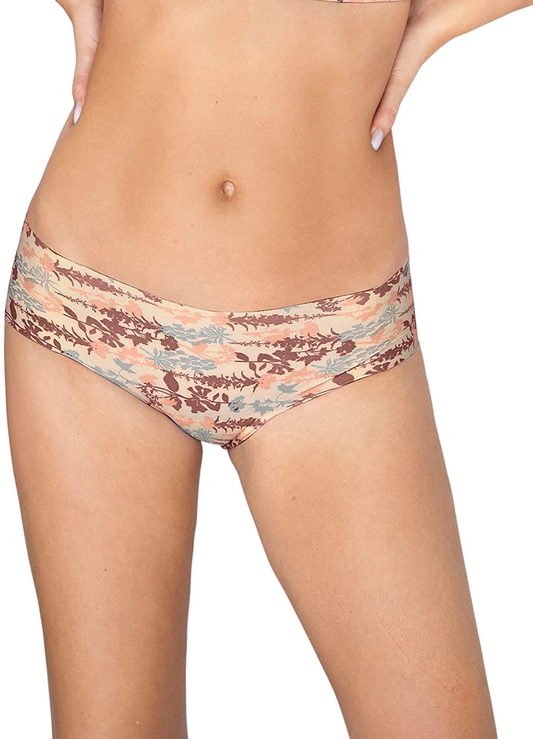 Leonisa Seamless Hipster Panties for Women - No Show Hiphugger Underwear Apparel & Accessories > Clothing > Underwear & Socks > Underwear Leonisa Multicolored Large 