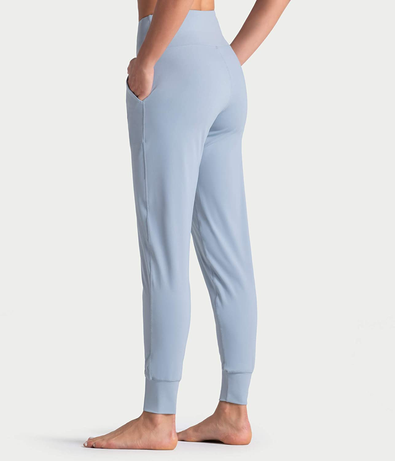 Wjustforu Women'S High Waist Joggers Sweatpants Lightweight & Comfortable Yoga Pants with Pockets Apparel & Accessories > Clothing > Activewear Kylie Max   