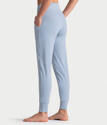 Wjustforu Women'S High Waist Joggers Sweatpants Lightweight & Comfortable Yoga Pants with Pockets Apparel & Accessories > Clothing > Activewear Kylie Max   