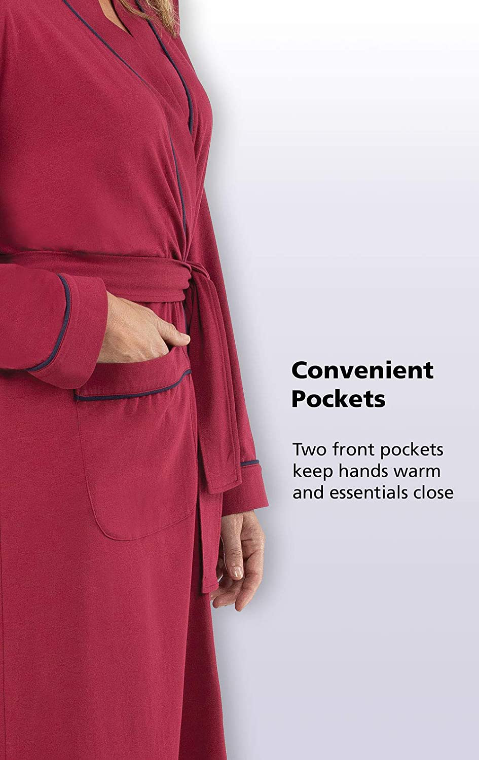 Pajamagram Long Women'S Cotton Robes - Soft Robe Womens Apparel & Accessories > Clothing > Sleepwear & Loungewear > Robes PajamaGram   