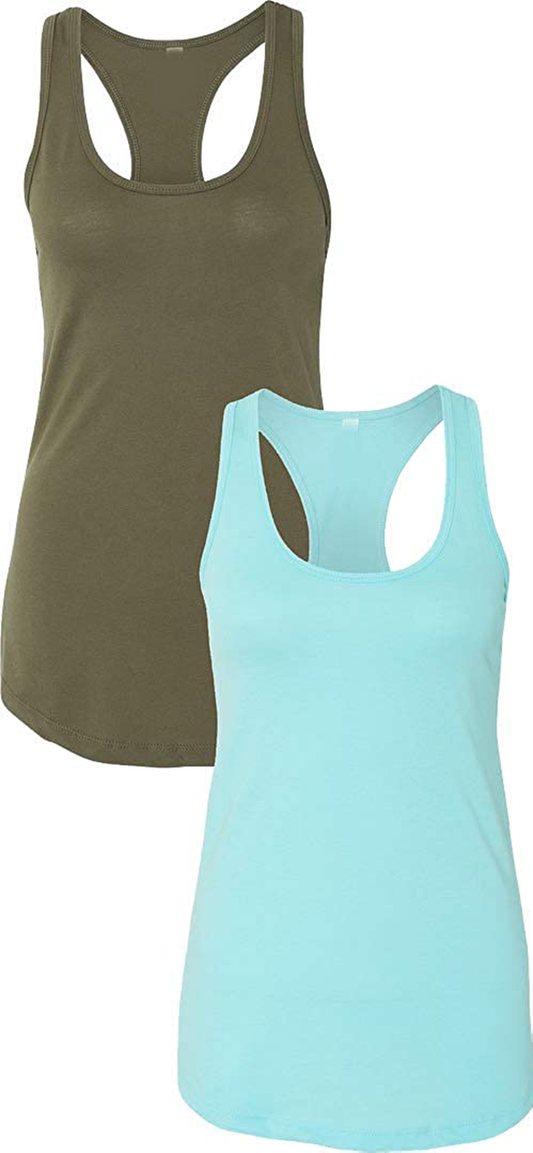 NEXT LEVEL APPAREL Racerback Tank (N1533) Apparel & Accessories > Clothing > Activewear Kylie Max   