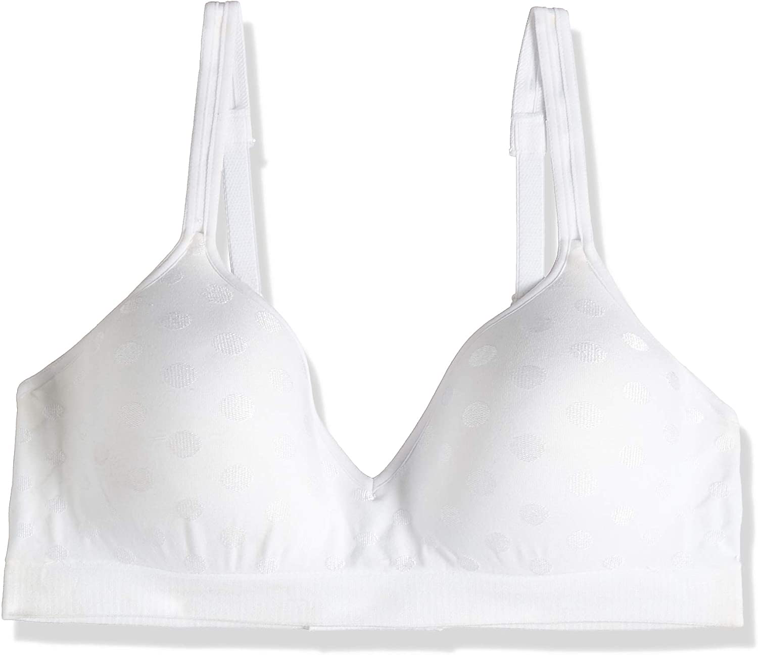 Hanes Women's Perfect Coverage ComfortFlex Wirefree Bra MHG260 Apparel & Accessories > Clothing > Underwear & Socks > Bras Hanes White Medium 