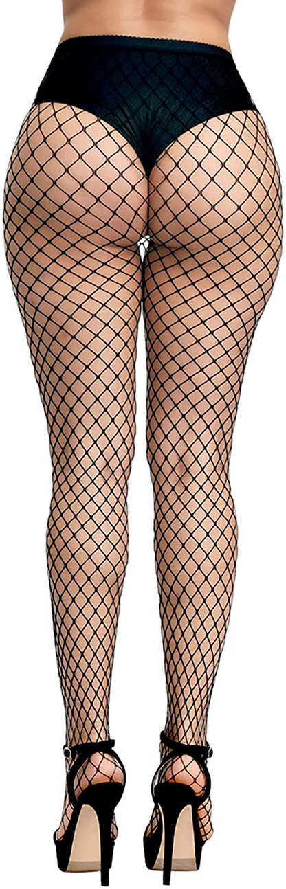 PERAMBRY Women'S Fishnet Tights High Waist Fishnet Tights Black Fishnet Stockings Mesh Fishnet Apparel & Accessories > Clothing > Underwear & Socks > Shapewear PERAMBRY   