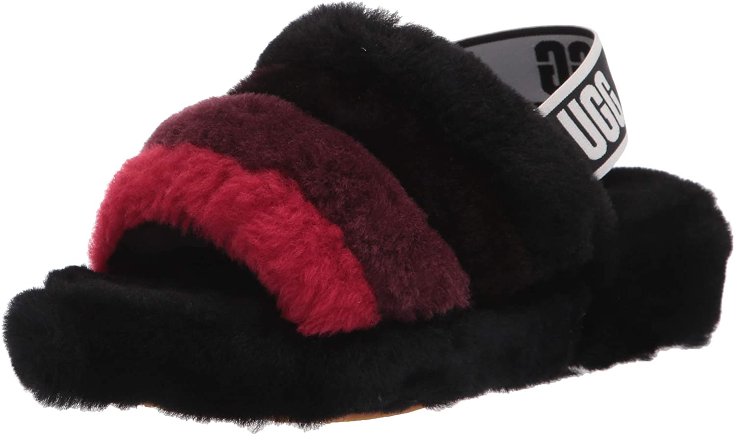 UGG Women's Fluff Yeah Slide Slipper Arts & Entertainment > Party & Celebration > Gift Giving UGG Black Multi 11 