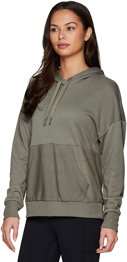RBX Active Women'S Fashion Yoga Lightweight Long Sleeve Pullover Hoodie Top Apparel & Accessories > Clothing > Activewear Kylie Max   