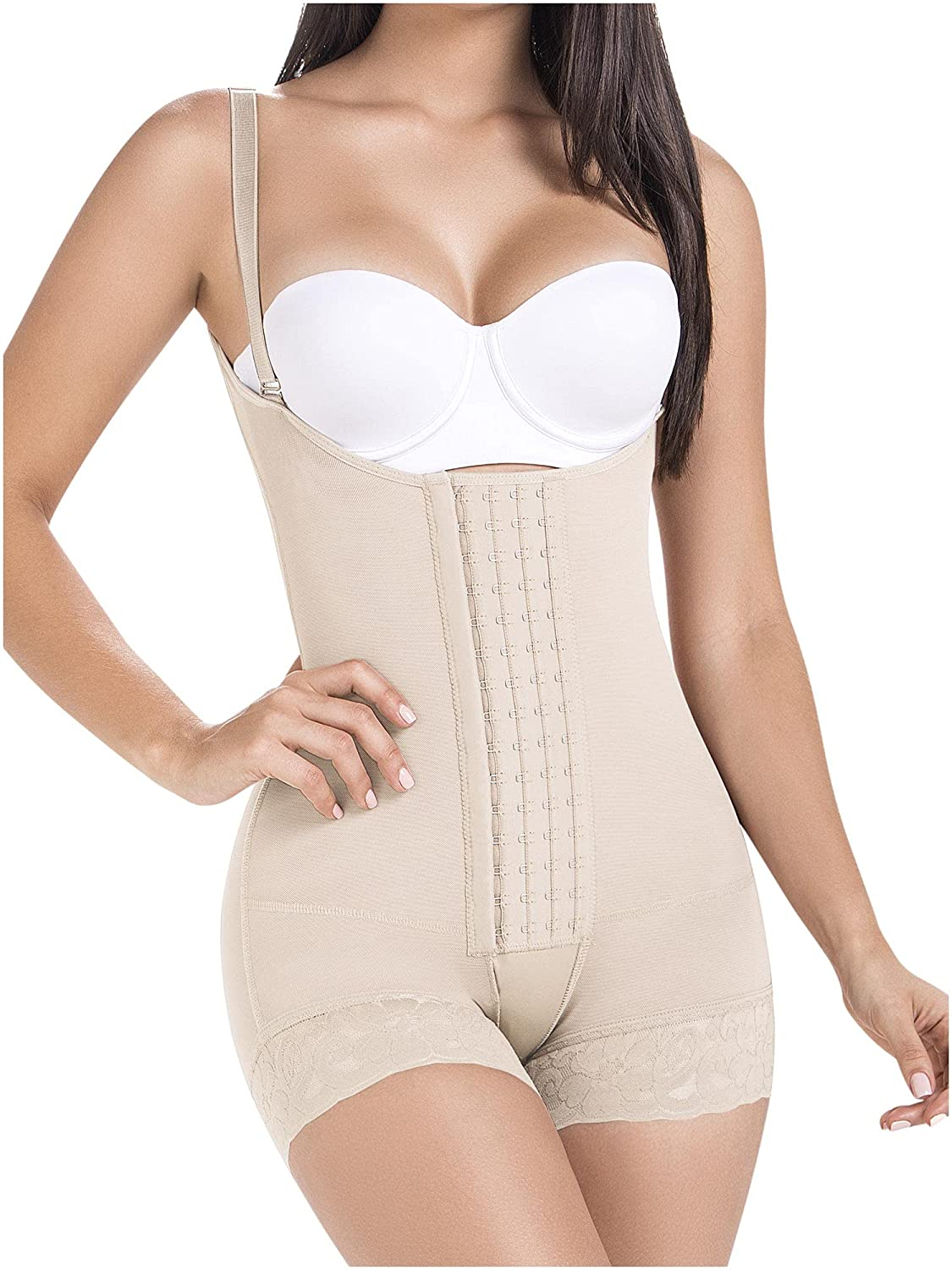 MARIAE 9434 Hip Hugger Slimming Body Shaper for Women | Fajas Colombianas Moldeadoras Apparel & Accessories > Clothing > Underwear & Socks > Underwear MARIAE FAJAS Beige 9434 Small 