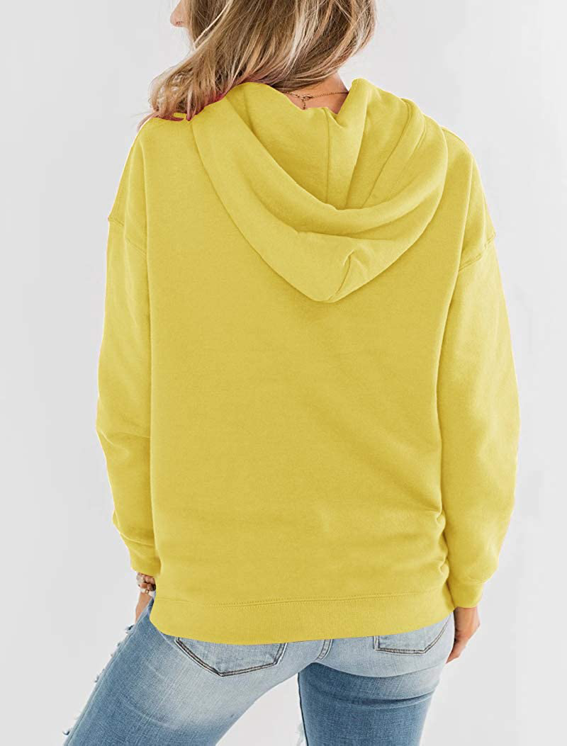 Bingerlily Women'S Casual Hoodies Long Sleeve Solid Lightweight Pullover Tops Loose Sweatshirt with Pocket Apparel & Accessories > Clothing > Activewear Kylie Max   