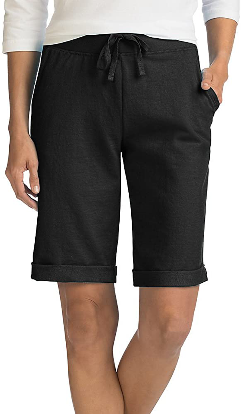 Hanes Women'S French Terry Bermuda Short Apparel & Accessories > Clothing > Shorts Kylie Max   