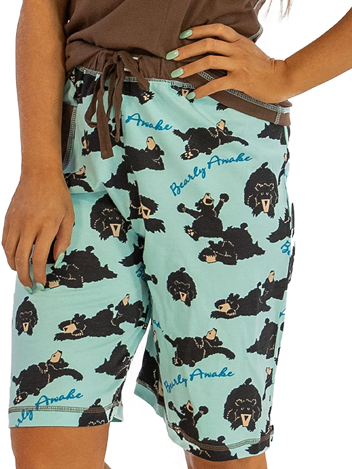 Lazy One Animal Pajamas for Women, Cute Pajama Shorts and Top Separates Apparel & Accessories > Clothing > Sleepwear & Loungewear > Pajamas Kylie Max   