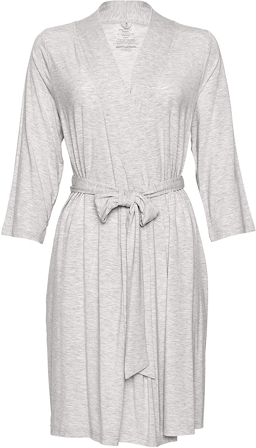 Posh Peanut Mommy Robe for Maternity, Labor Delivery Soft Nursing Lounge Wear, Viscose from Bamboo Apparel & Accessories > Clothing > Sleepwear & Loungewear > Robes Posh Peanut   