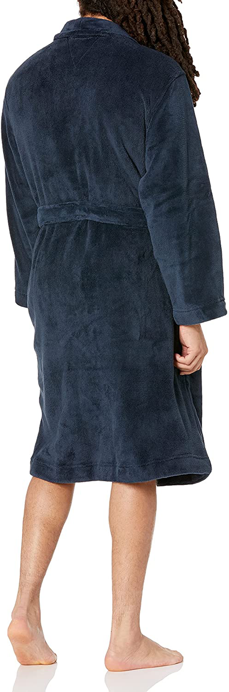 Tommy Hilfiger Mens Plush Robe Apparel & Accessories > Clothing > Sleepwear & Loungewear > Robes Kylie Max   