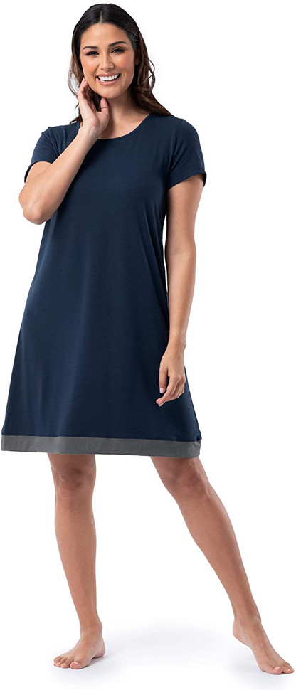 Fruit of the Loom Women'S Super Soft and Breathable Sleep Shirt Apparel & Accessories > Clothing > Sleepwear & Loungewear > Nightgowns Kylie Max   