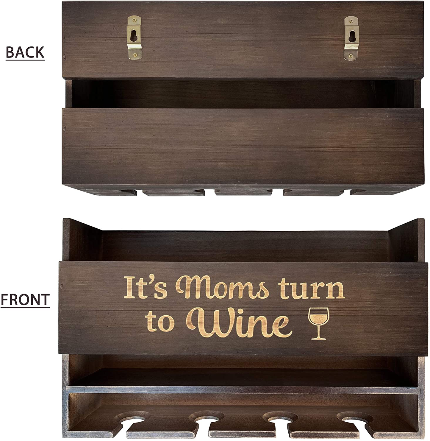 GIFTAGIRL Gifts for Mom Like Our Hugely Popular It's Moms Turn to Wine, are Funny Mom Gifts, Make Great Birthday Gifts for Mom, and are Unique Gifts for Mom Who Has Everything Arts & Entertainment > Party & Celebration > Gift Giving GIFTAGIRL   