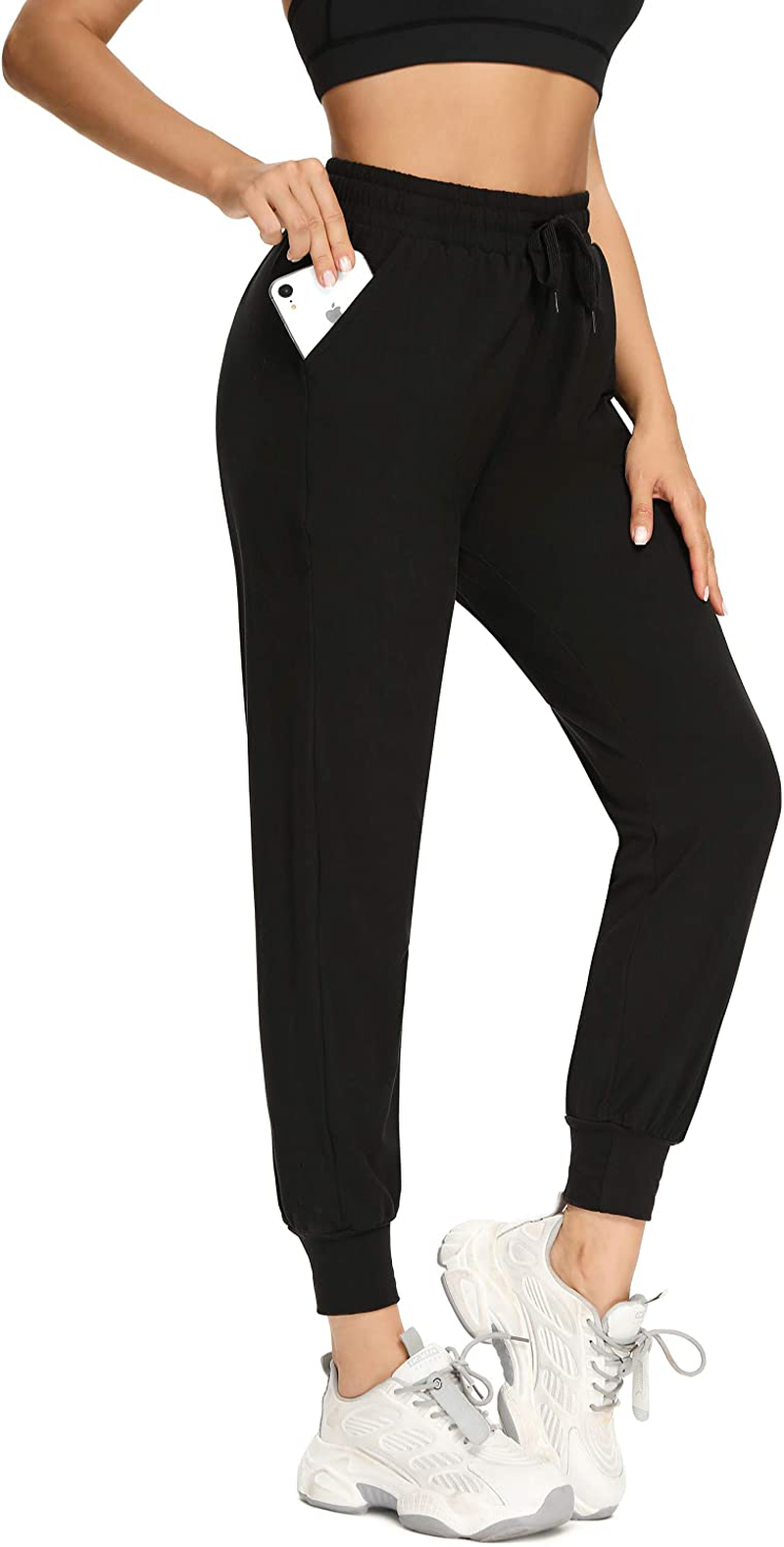FULLSOFT Sweatpants for Women-Womens Joggers with Pockets Lounge Pants for Yoga Workout Running Apparel & Accessories > Clothing > Activewear Kylie Max   