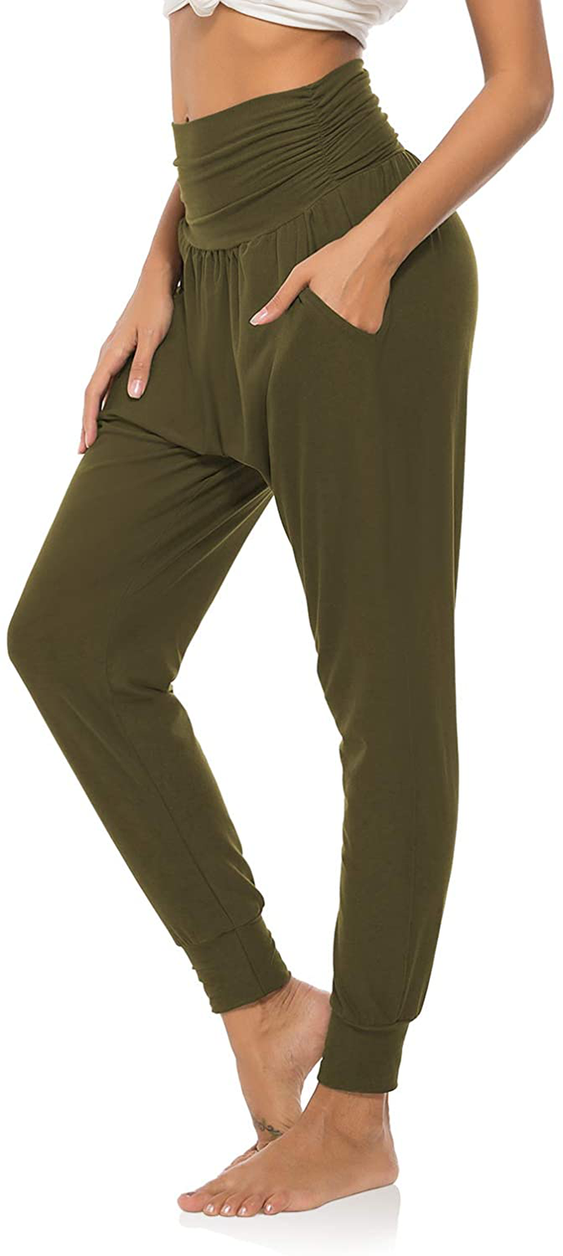 DIBAOLONG Womens Yoga Sweatpants Loose Workout Joggers Pants Comfy Lounge Pants with Pockets Apparel & Accessories > Clothing > Activewear Kylie Max   
