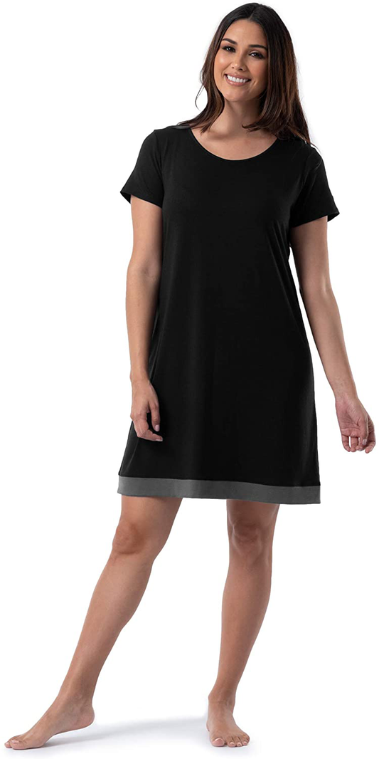 Fruit of the Loom Women'S Super Soft and Breathable Sleep Shirt Apparel & Accessories > Clothing > Sleepwear & Loungewear > Nightgowns Kylie Max   