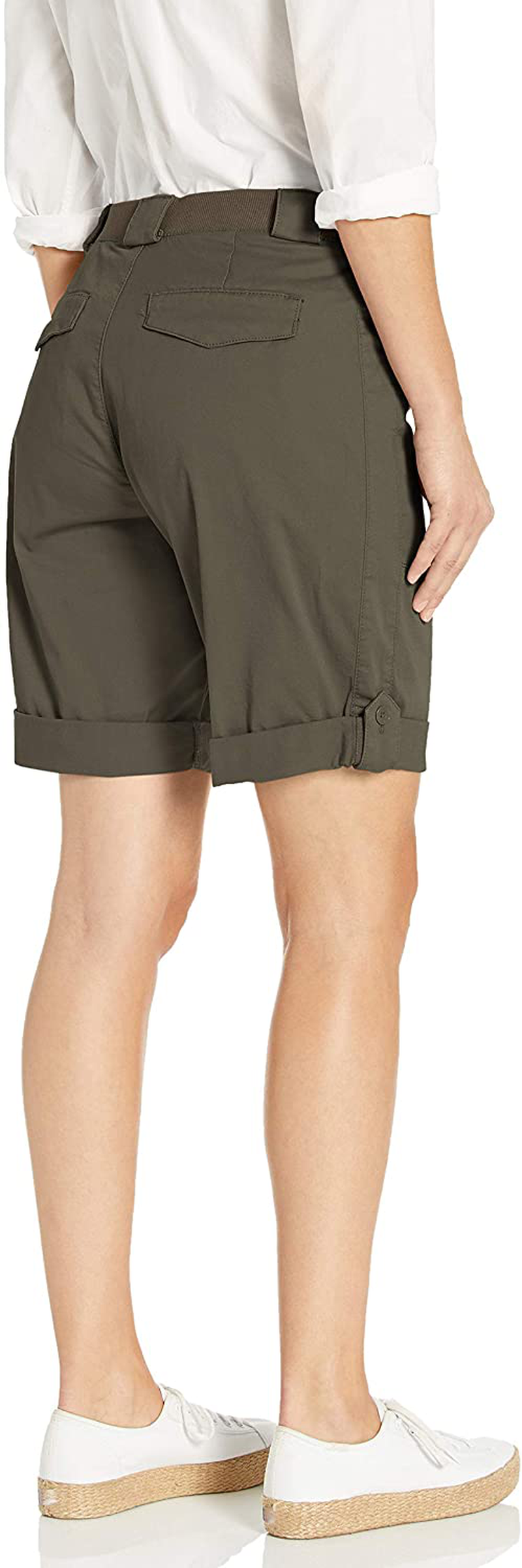 Lee Women'S Flex-To-Go Relaxed Fit Utility Bermuda Short Apparel & Accessories > Clothing > Shorts Kylie Max   