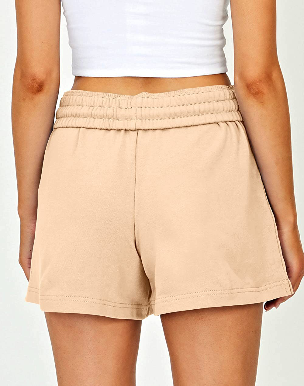 AUTOMET Womens Sweat Shorts Summer Casual High Waisted Athletic Shorts Comfy Lounge Running Shorts Gym Shorts with Pockets Apparel & Accessories > Clothing > Shorts Kylie Max   
