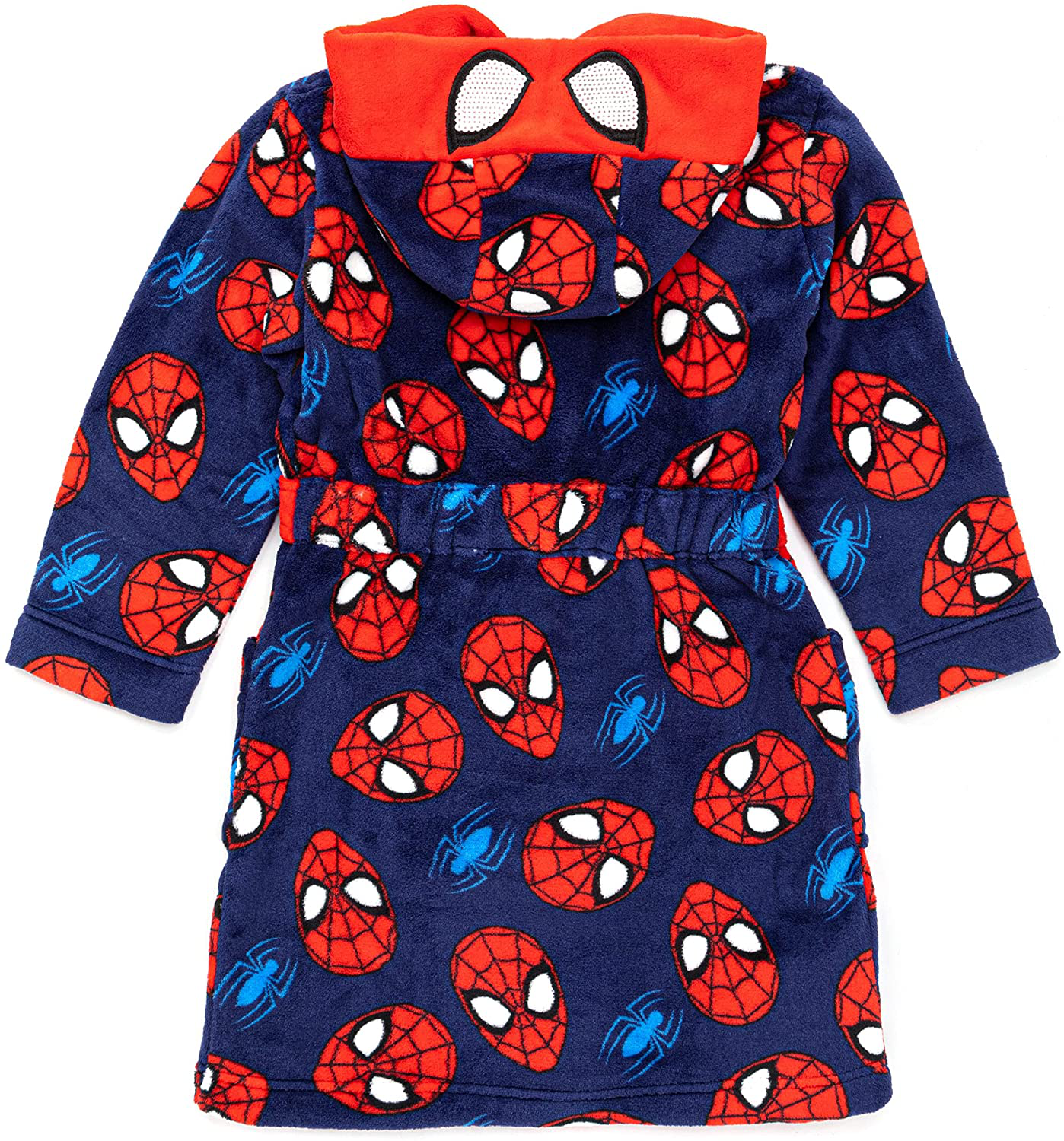 Marvel Spider-Man Dressing Gown Boys Kids Cosplay Pyjamas Robe Apparel & Accessories > Clothing > Sleepwear & Loungewear > Robes Kylie Max   