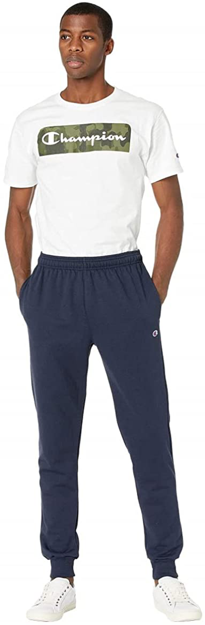 Champion Men'S Powerblend Sweats Retro Jogger Pants Apparel & Accessories > Clothing > Activewear Kylie Max   