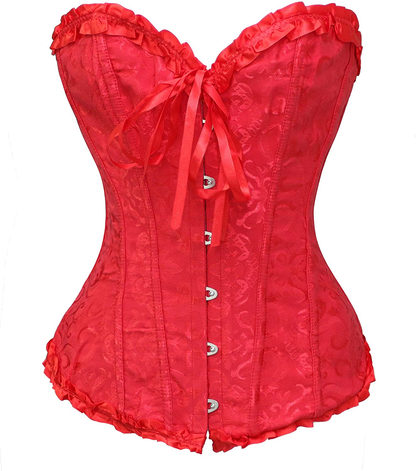 Bslingerie Womens Waist Cincher Bustier Boned Corset Apparel & Accessories > Clothing > Underwear & Socks > Lingerie Bslingerie   