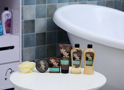 Spa Basket for Women w/Refreshing “Seductive Vanilla” Fragrance by Draizee- #1 Best Gift for Valentine – Luxury Bath & Body Set Includes 100% Natural Cream’s Lotion’s & Much More! Arts & Entertainment > Party & Celebration > Gift Giving Draizee   
